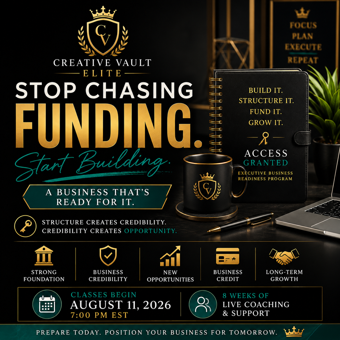 Stop Chasing Funding. Start Building a Business That's Ready for It.