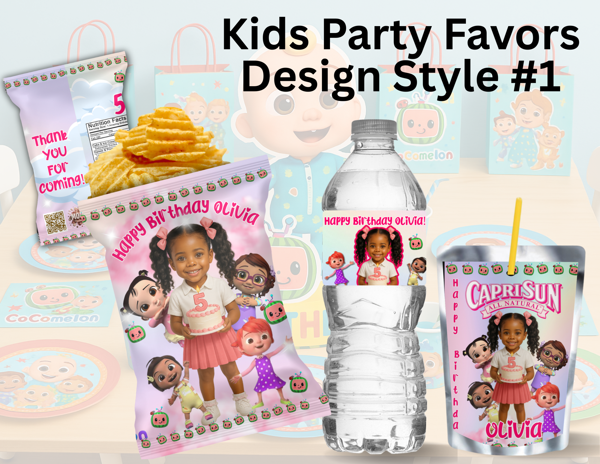 Party Favor Bundle #1 (Canva Editable)