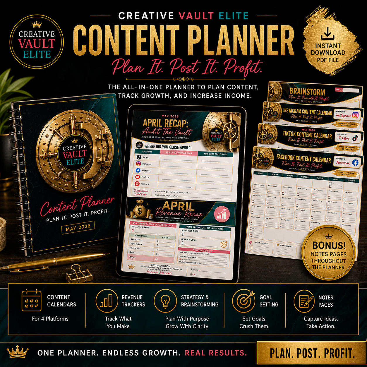 May Content Planner