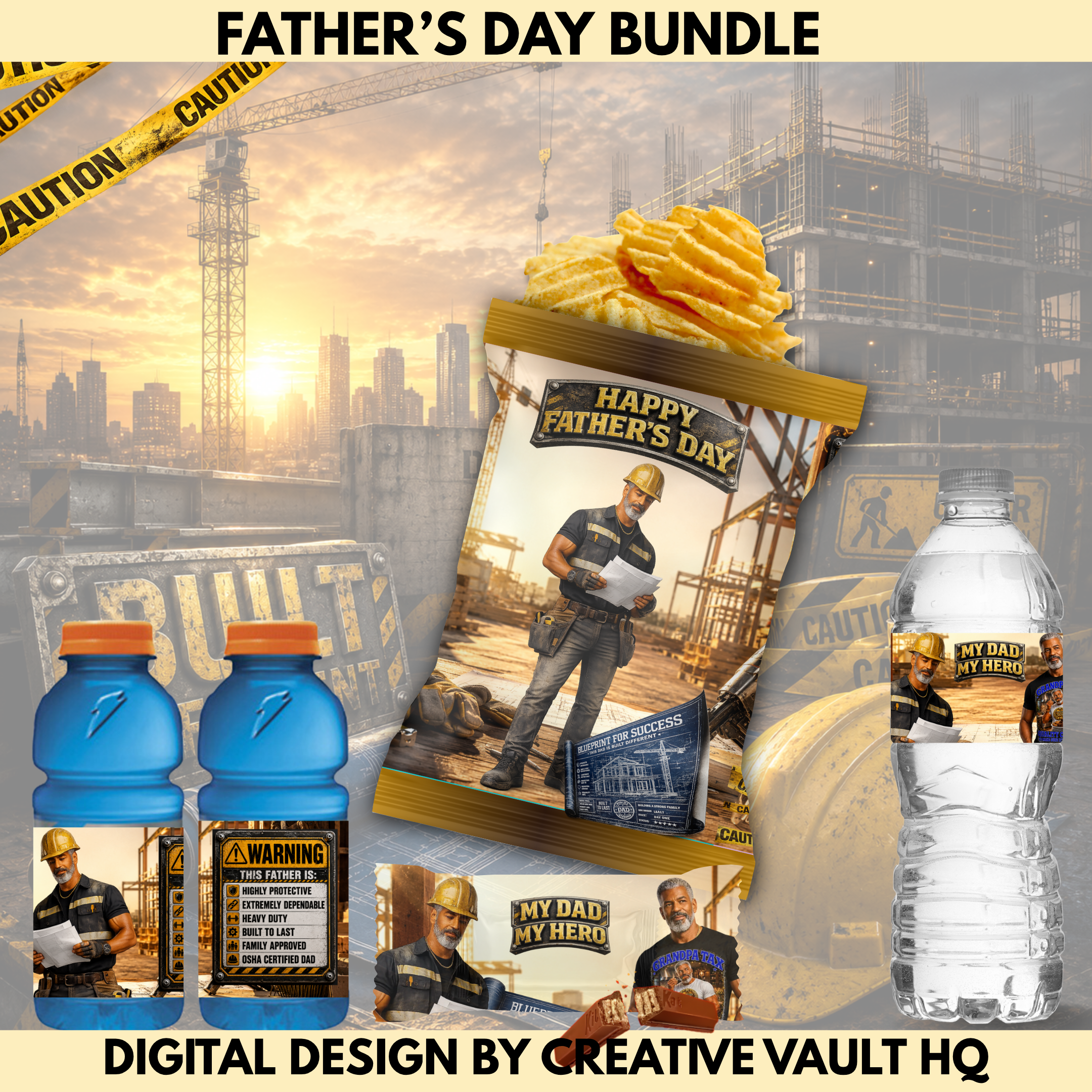 CONSTRUCTION DAD FATHER'S DAY BUNDLE