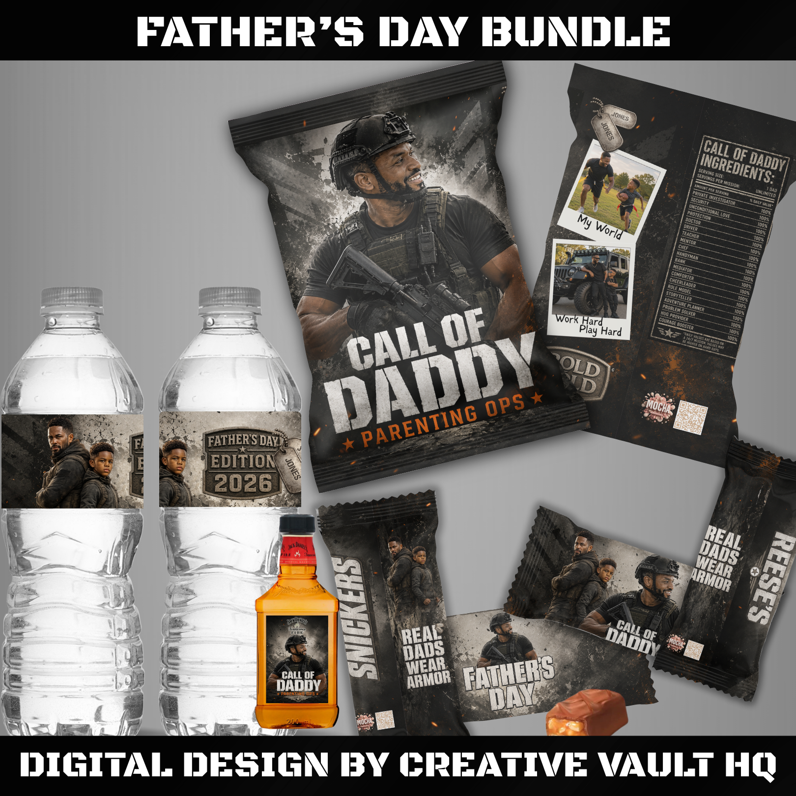 CALL OF DADDY PARTY FAVOR ELITE BUNDLE