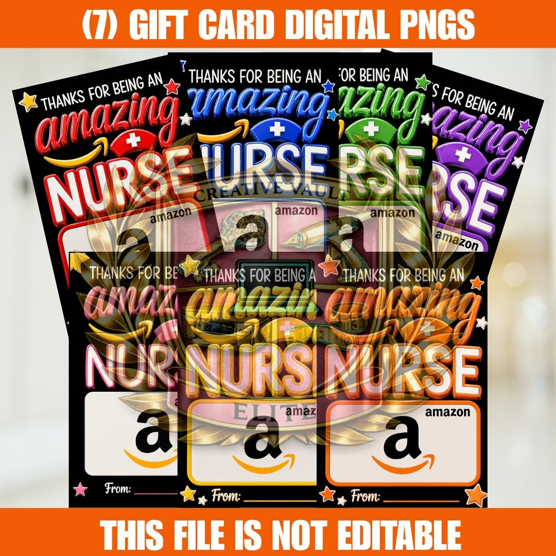 Nurses Week Gift Card Digital Design
